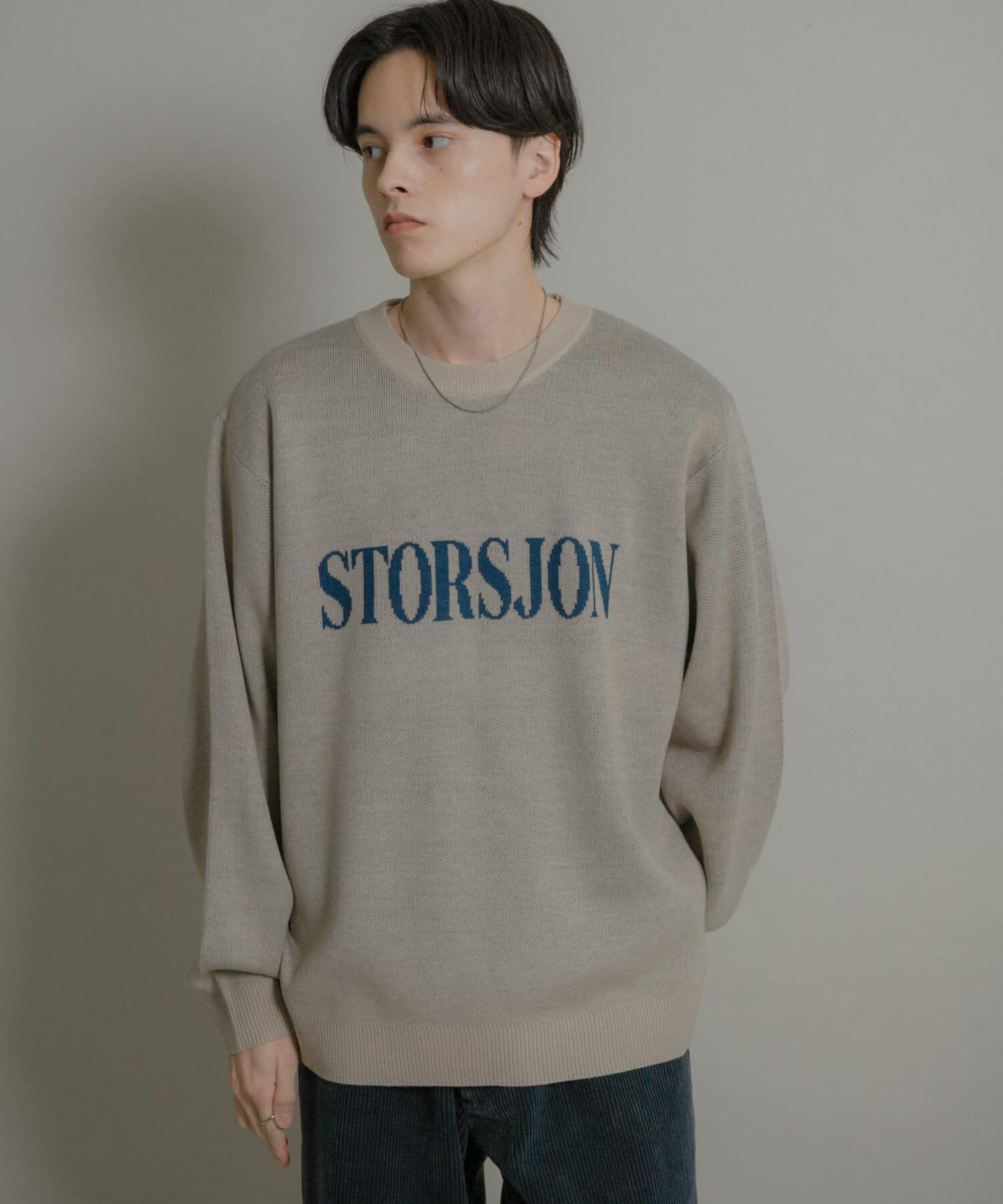 SENSE OF PLACE by URBAN RESEARCH「ロゴグラフィッククルーネックニット」|ニット・セーター|