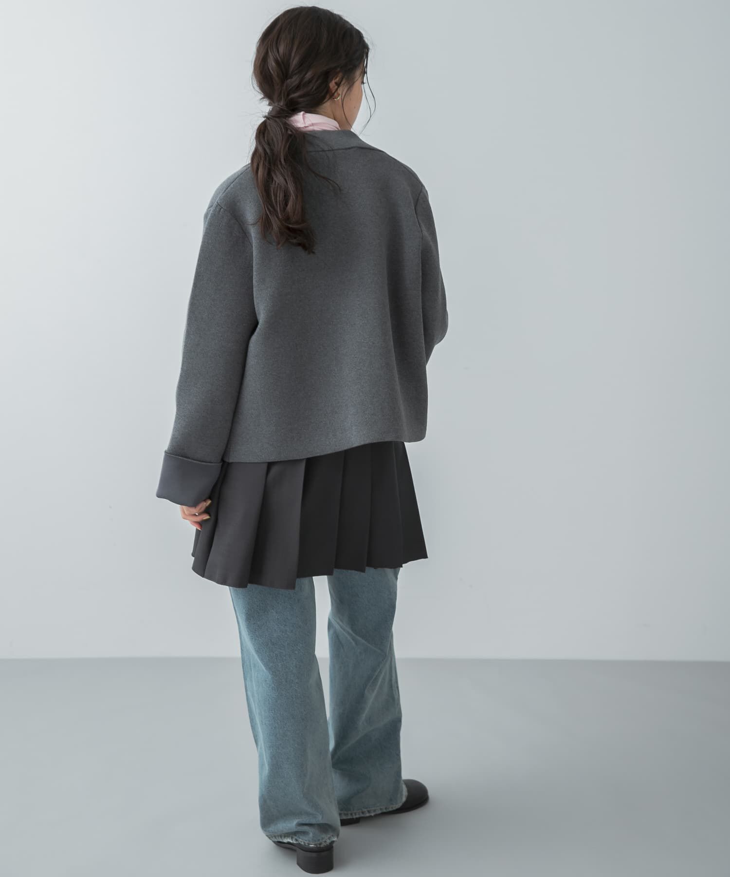 SENSE OF PLACE by URBAN RESEARCH「『洗濯可』ビックボタンニットジャケット」|ニット・セーター|