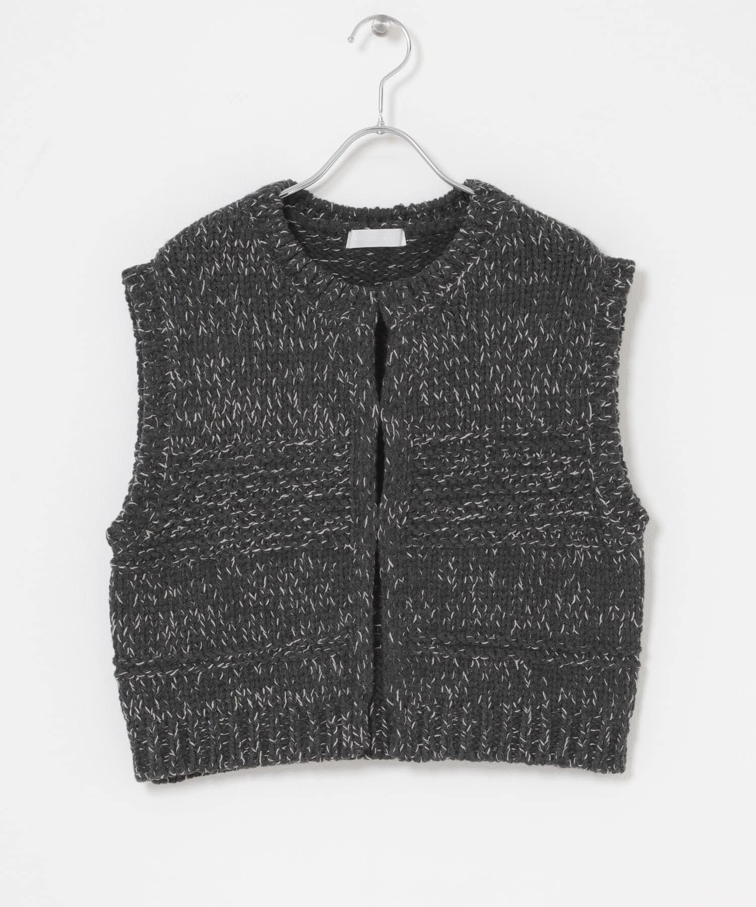 SENSE OF PLACE by URBAN RESEARCH「『洗濯可』ミックスカラーローゲージベスト」|ベスト・ジレ|