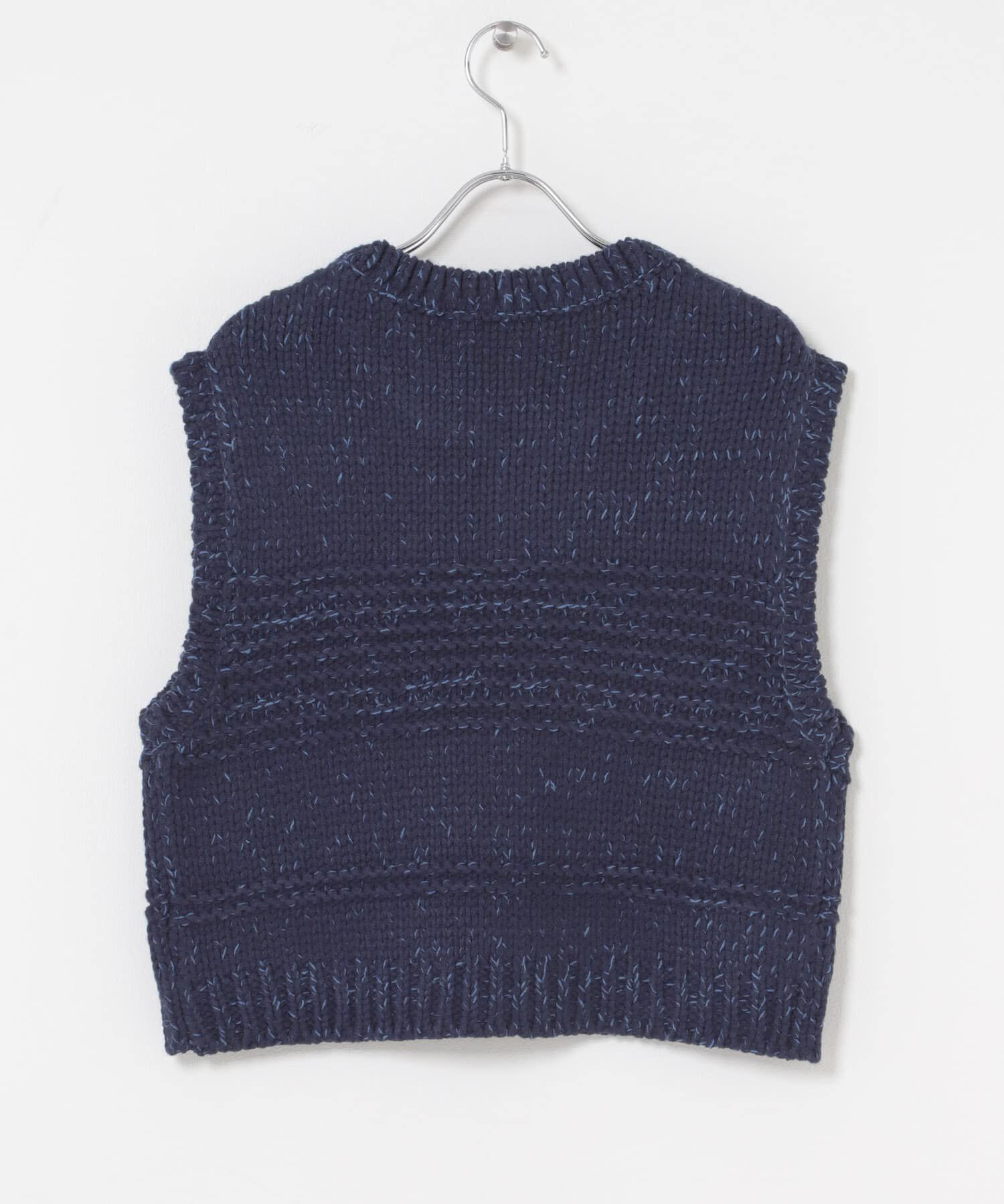 SENSE OF PLACE by URBAN RESEARCH「『洗濯可』ミックスカラーローゲージベスト」|ベスト・ジレ|