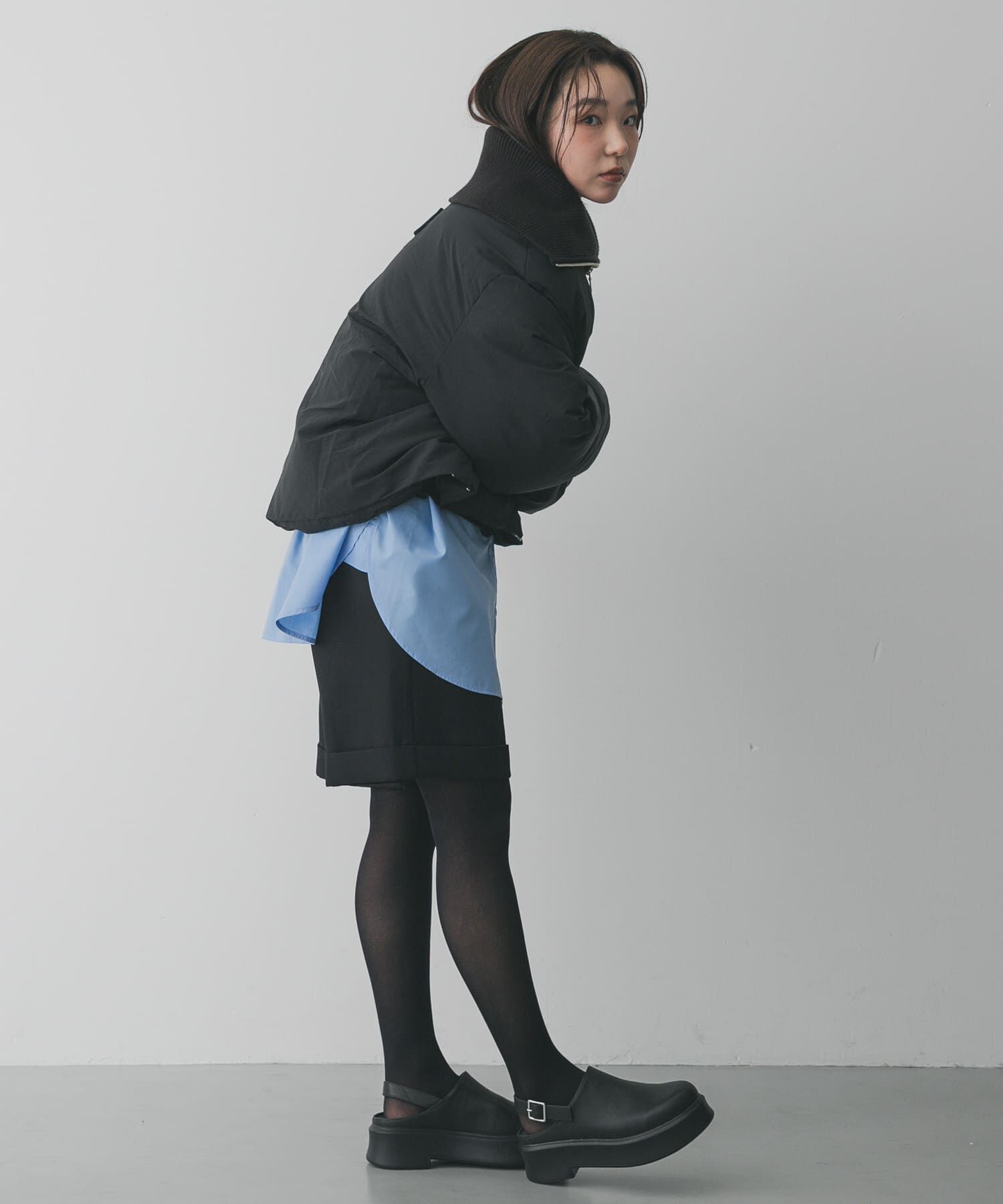 SENSE OF PLACE by URBAN RESEARCH「ビッグカラーショートパフジャケット」|ダウン|