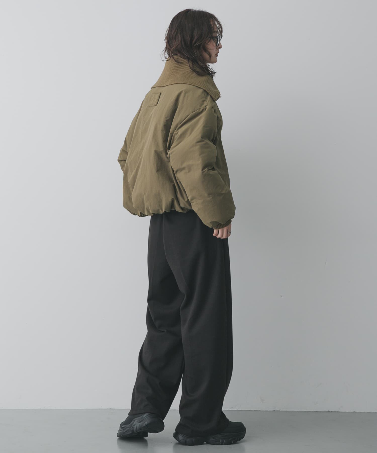 SENSE OF PLACE by URBAN RESEARCH「ビッグカラーショートパフジャケット」|ダウン|