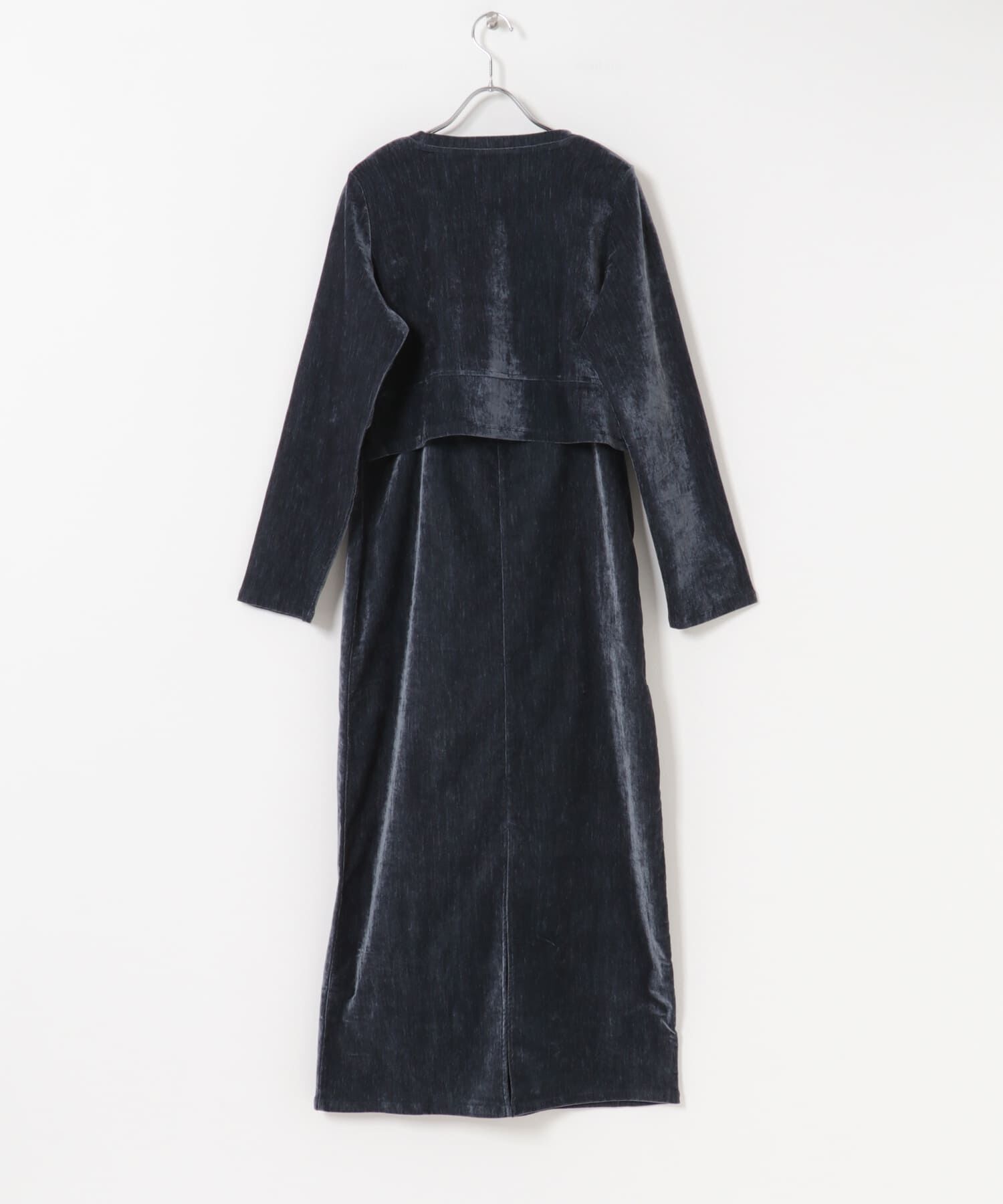 SENSE OF PLACE by URBAN RESEARCH「2Pベロアアンサンブルワンピース」|ワンピース|