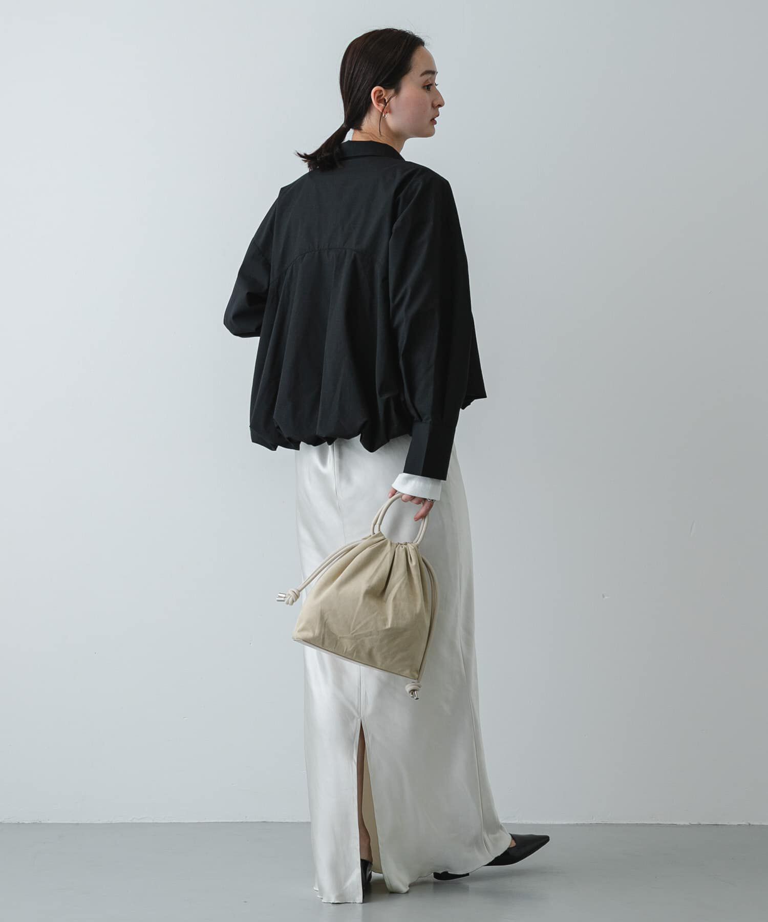 SENSE OF PLACE by URBAN RESEARCH「『イージーケア』シルバーボタンバルーンシャツ」|シャツ・ブラウス|