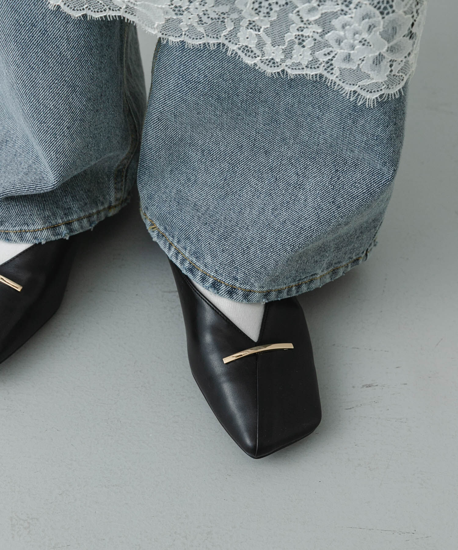 SENSE OF PLACE by URBAN RESEARCH「『抗菌』スクエアカットフラットシューズ」|その他|