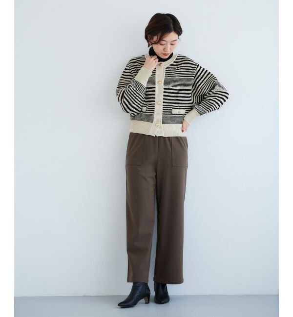 le.coeur blanc「《手洗い可能》コスミカルウォームイージーワイドパンツ」|その他|