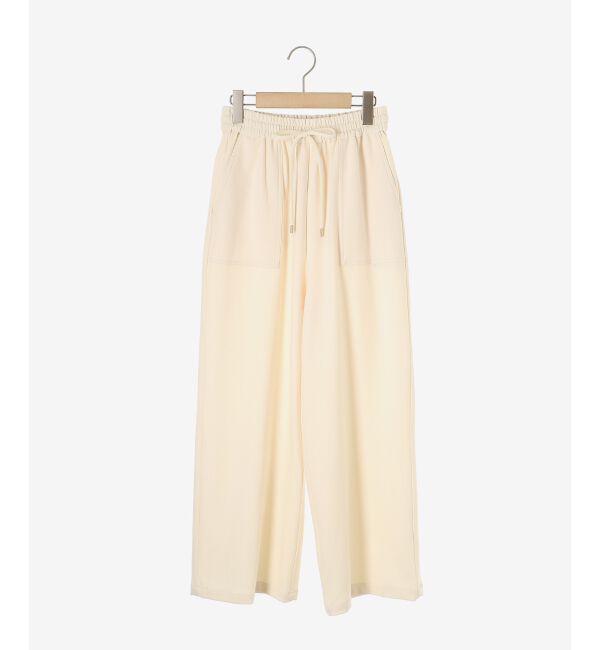 le.coeur blanc「《手洗い可能》コスミカルウォームイージーワイドパンツ」|その他|