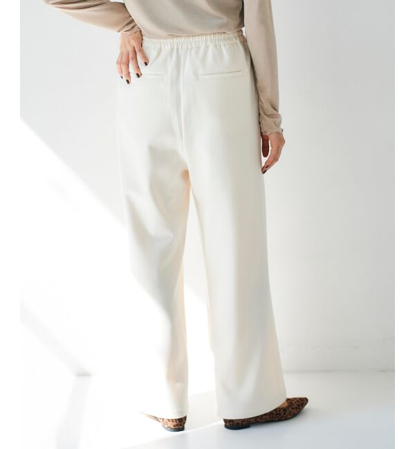 le.coeur blanc「《手洗い可能》コスミカルウォームイージーワイドパンツ」|その他|