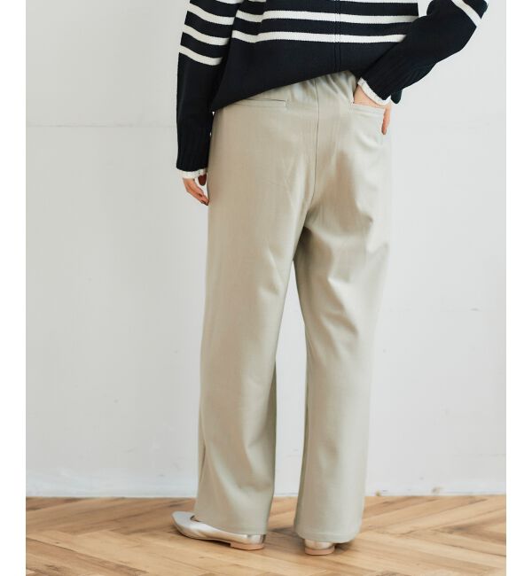 le.coeur blanc「《手洗い可能》コスミカルウォームイージーワイドパンツ」|その他|