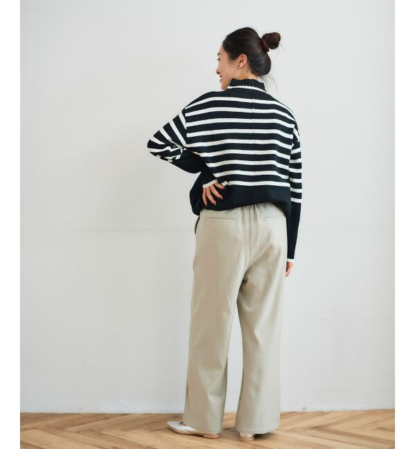 le.coeur blanc「《手洗い可能》コスミカルウォームイージーワイドパンツ」|その他|