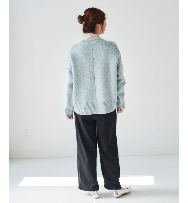 le.coeur blanc「《手洗い可能》コスミカルウォームイージーワイドパンツ」|その他|