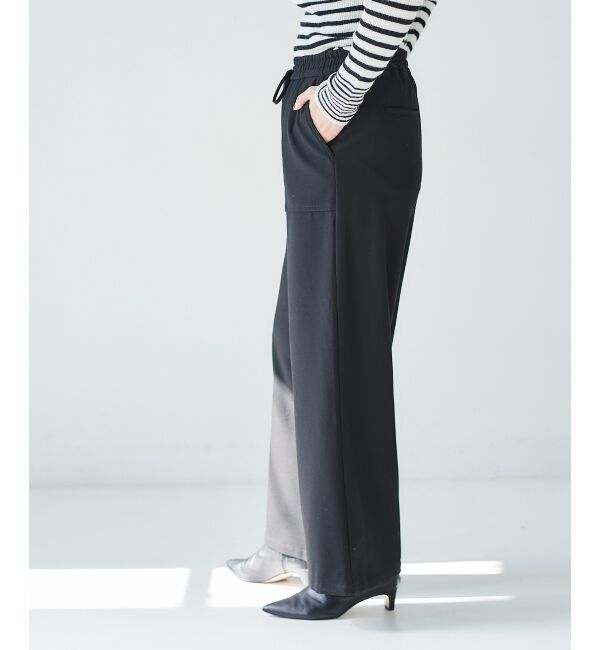 le.coeur blanc「《手洗い可能》コスミカルウォームイージーワイドパンツ」|その他|