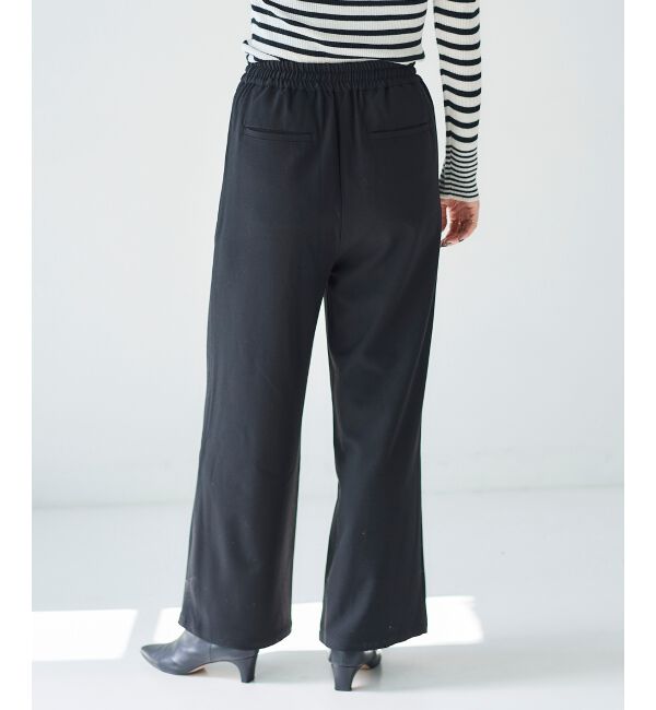 le.coeur blanc「《手洗い可能》コスミカルウォームイージーワイドパンツ」|その他|