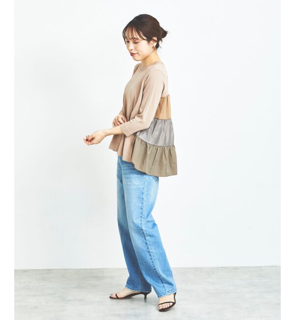 le.coeur blanc「TORRAZZO DONNAティアードドッキングニット」|ニット・セーター|