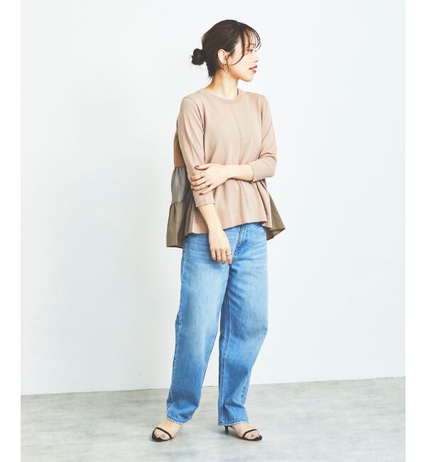 le.coeur blanc「TORRAZZO DONNAティアードドッキングニット」|ニット・セーター|