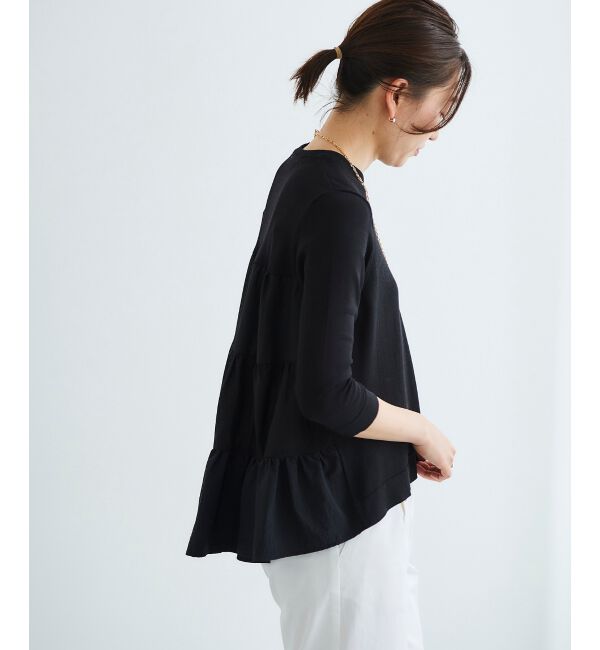 le.coeur blanc「TORRAZZO DONNAティアードドッキングニット」|ニット・セーター|