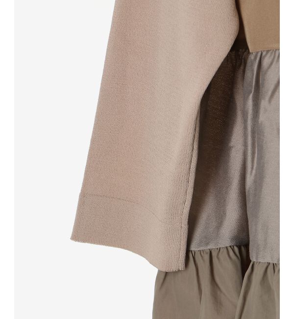 le.coeur blanc「TORRAZZO DONNAティアードドッキングニット」|ニット・セーター|