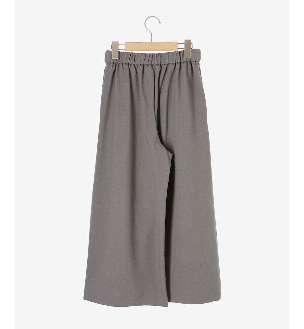 le.coeur blanc「ウールライクウエストデザインワイドクロップドパンツ」|その他|