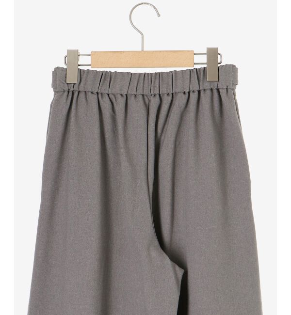 le.coeur blanc「ウールライクウエストデザインワイドクロップドパンツ」|その他|