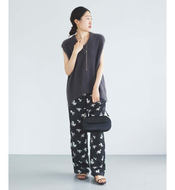 le.coeur blanc「ドット&times;フラワーサテンパンツ」|その他|