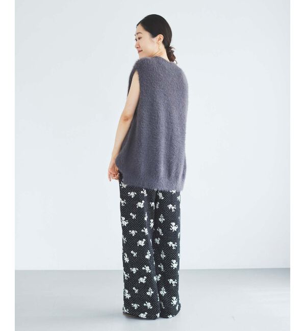 le.coeur blanc「ドット&times;フラワーサテンパンツ」|その他|