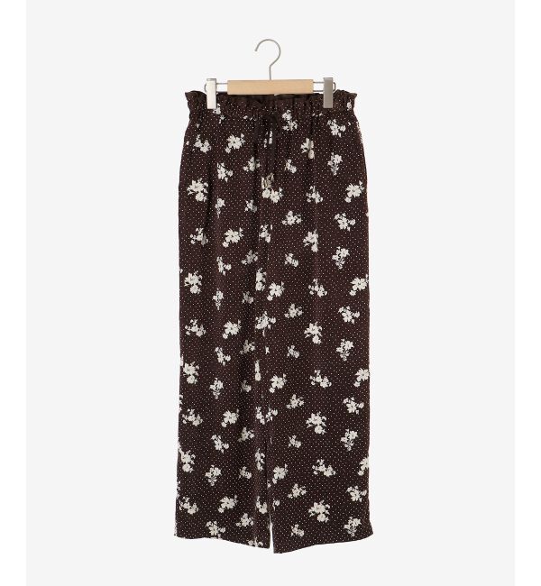 le.coeur blanc「ドット&times;フラワーサテンパンツ」|その他|