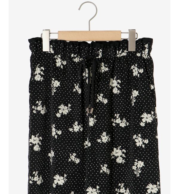 le.coeur blanc「ドット&times;フラワーサテンパンツ」|その他|