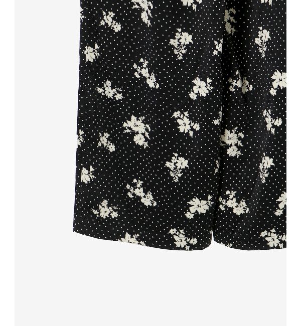 le.coeur blanc「ドット&times;フラワーサテンパンツ」|その他|