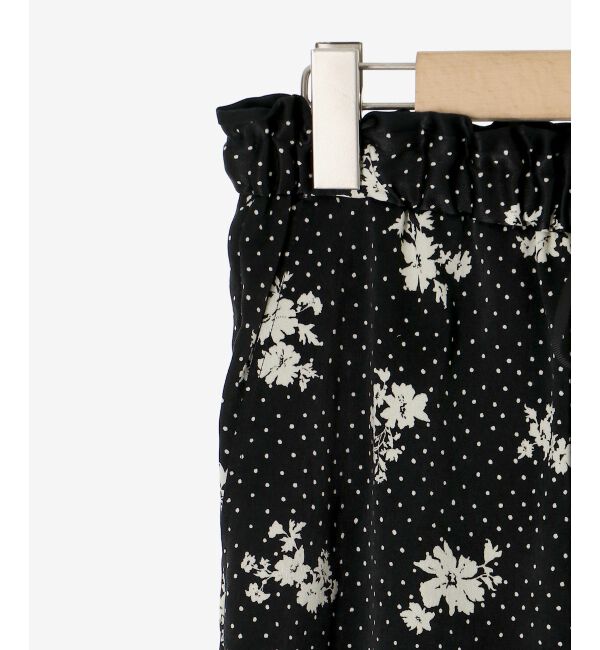 le.coeur blanc「ドット&times;フラワーサテンパンツ」|その他|