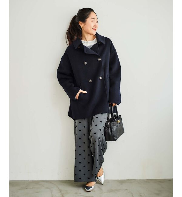 le.coeur blanc「《手洗い可能》ドットワイドパンツ」|その他|