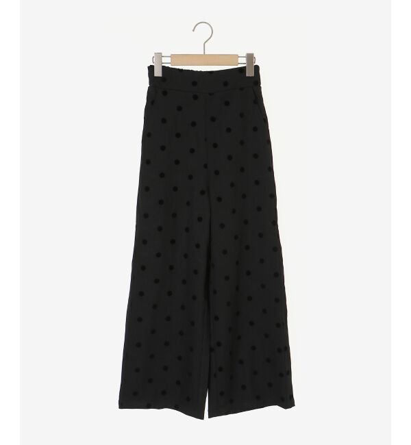 le.coeur blanc「《手洗い可能》ドットワイドパンツ」|その他|
