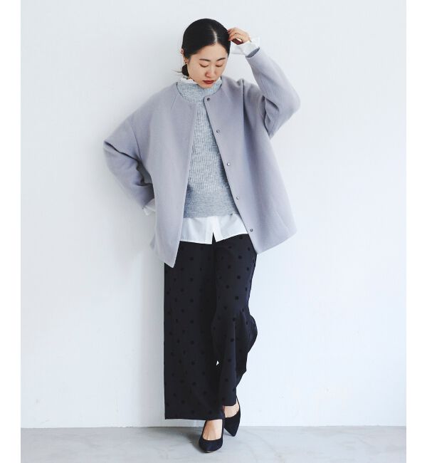 le.coeur blanc「《手洗い可能》ドットワイドパンツ」|その他|