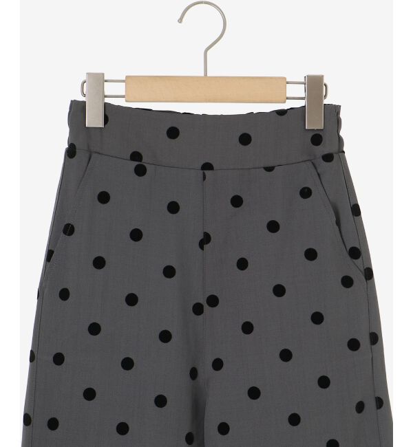 le.coeur blanc「《手洗い可能》ドットワイドパンツ」|その他|