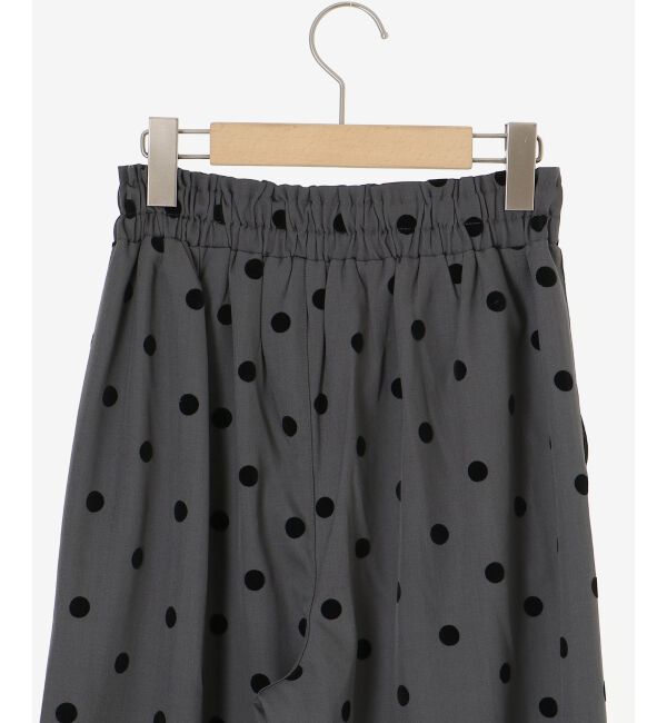 le.coeur blanc「《手洗い可能》ドットワイドパンツ」|その他|