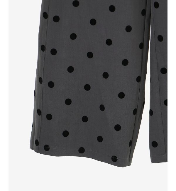 le.coeur blanc「《手洗い可能》ドットワイドパンツ」|その他|