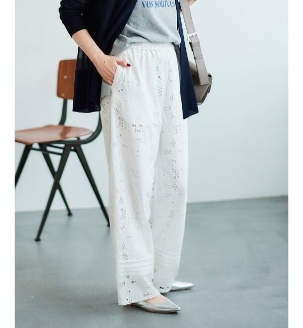 「《手洗い可能》カットワークレースパンツ」|その他|