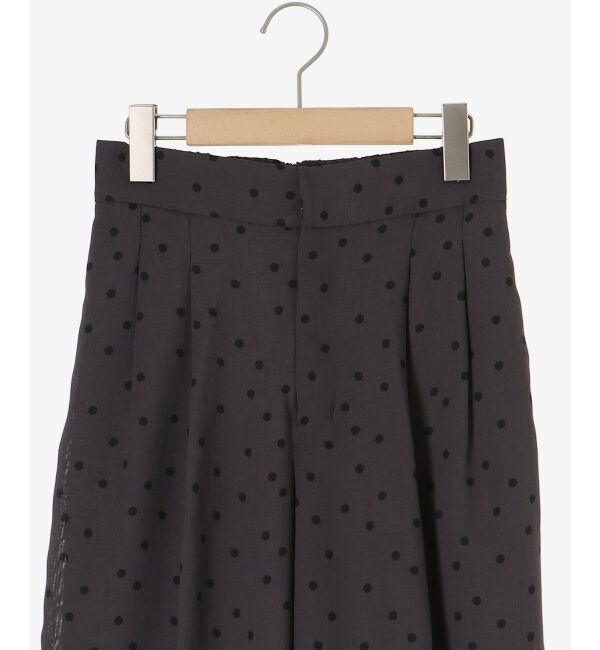  「リネンライクスラブドットタックパンツ」|その他|