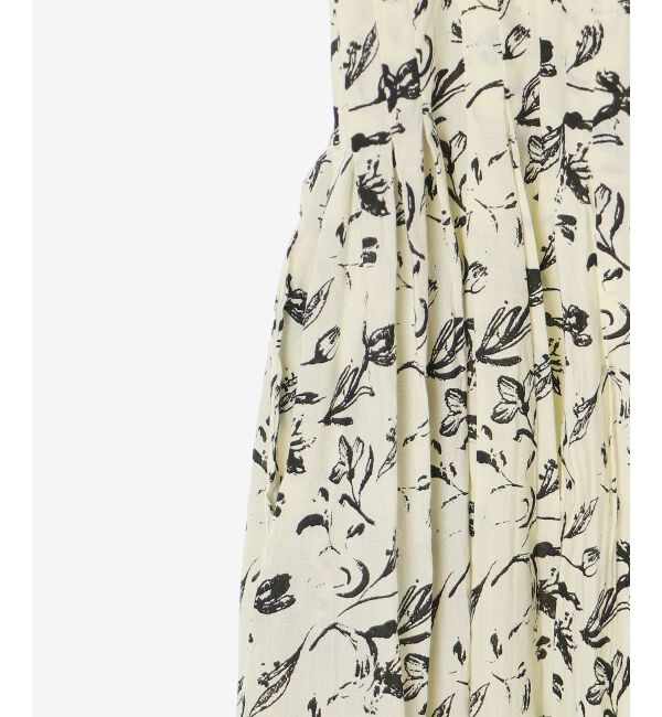  「フラワーモチーフスキッパーワンピース」|ワンピース|