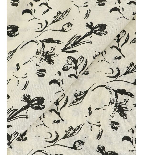  「フラワーモチーフスキッパーワンピース」|ワンピース|