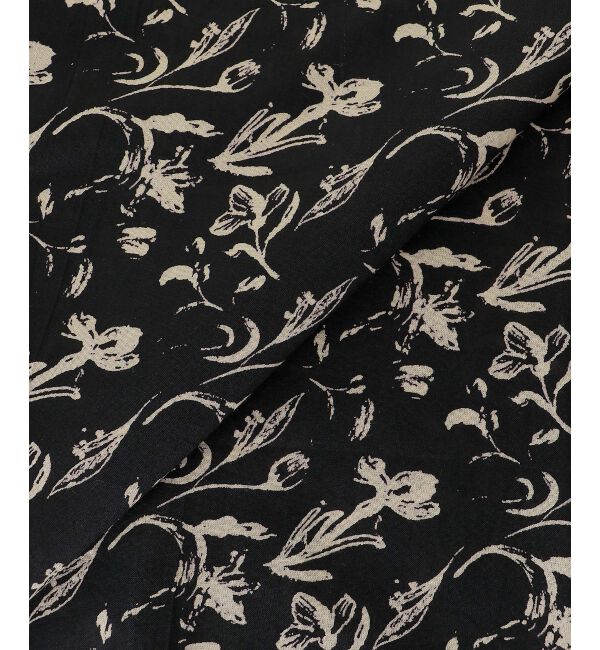  「フラワーモチーフスキッパーワンピース」|ワンピース|