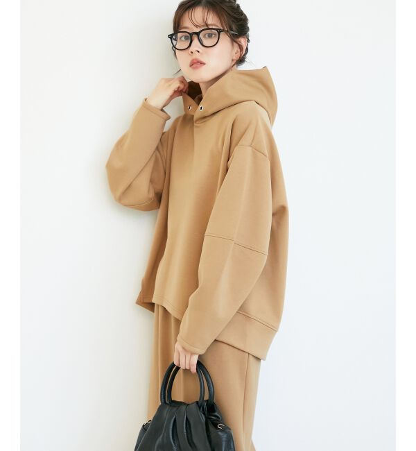  「ダンボールニットパーカー&times;スカートセット」|ワンピース|