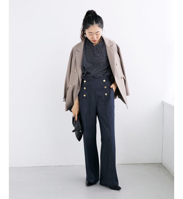  「《手洗い可能》マリンワイドパンツ」|その他|