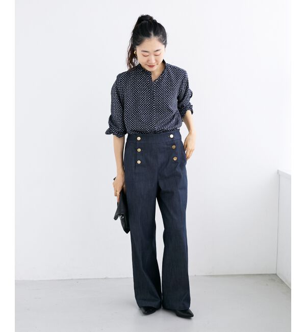  「《手洗い可能》マリンワイドパンツ」|その他|
