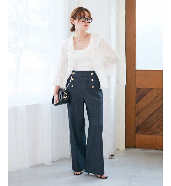  「《手洗い可能》マリンワイドパンツ」|その他|