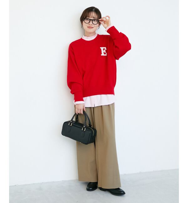  「《手洗い可能》フルダルダブルタックワイドパンツ」|その他|