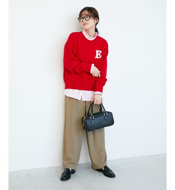  「《手洗い可能》フルダルダブルタックワイドパンツ」|その他|