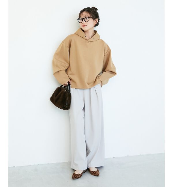  「《手洗い可能》フルダルダブルタックワイドパンツ」|その他|