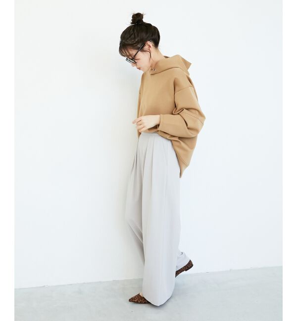 「《手洗い可能》フルダルダブルタックワイドパンツ」|その他|