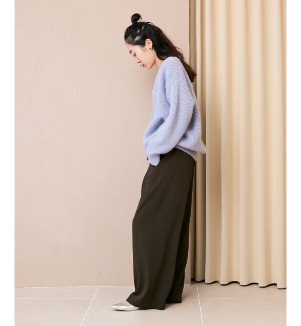  「《手洗い可能》フルダルダブルタックワイドパンツ」|その他|