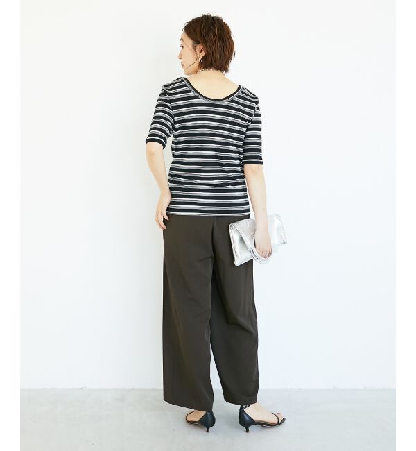  「《手洗い可能》フルダルダブルタックワイドパンツ」|その他|